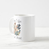 温かいコーヒー、優しい心 コーヒーマグカップ (正面左)