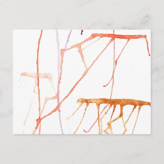 温かいゼリー魚 ポストカード (正面)