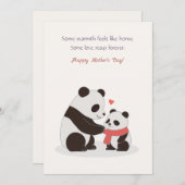 温かいハグ、パンダラブ シーズンカード (正面/裏面)