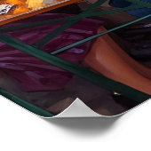 温かいビアガーデンビベス ポスター (角)