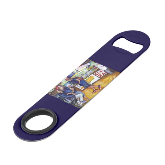 温かいビール、冷たい男と私は暑い スピード栓抜き (裏面アングル)