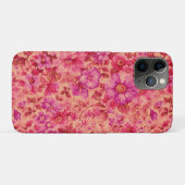 温かいピンクとパープルの様々な開花花 Case-Mate iPhoneケース (裏面(横))