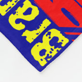 温かいフリースパーソナライズされた名の一括 フリースブランケット (角)