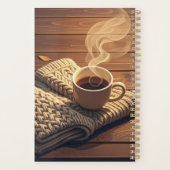 温かいブランケットと蒸し暑い飲み物 プランナー手帳 (裏面)