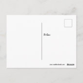 温かい冬の願いを届ける ポストカード (裏面)