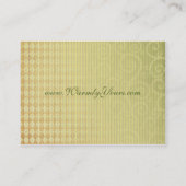 温かい名刺[緑] Chubby Business Card 名刺 (裏面)