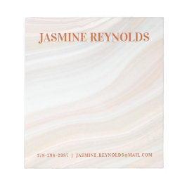 温かい大理石 ノートパッド