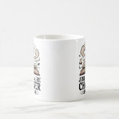 温かい居心地の良い本と紅茶ヴィンテージスタイル コーヒーマグカップ (中央)