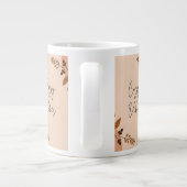 温かい居心地の良い言葉 ジャンボコーヒーマグカップ (裏面)