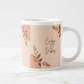 温かい居心地の良い言葉 ジャンボコーヒーマグカップ (右)