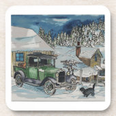 温かい座席 コースター (正面)