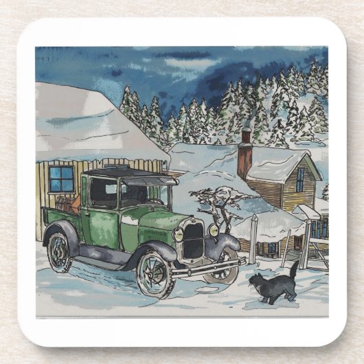 温かい座席 コースター (正面)