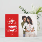 温かい思いのコーヒーココアレッドホワイトカスタム シーズンカード (スタンド正面)