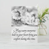 温かい思い出悔やみや弔慰カード シーズンカード (スタンド正面)