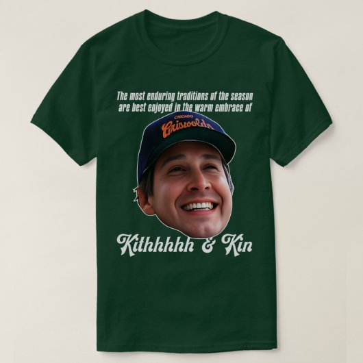 温かい抱擁の子とキン Tシャツ (デザイン正面)
