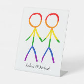 温かい歓迎 台座サイン (正面)