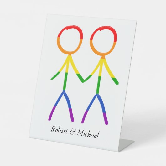 温かい歓迎 台座サイン (正面)