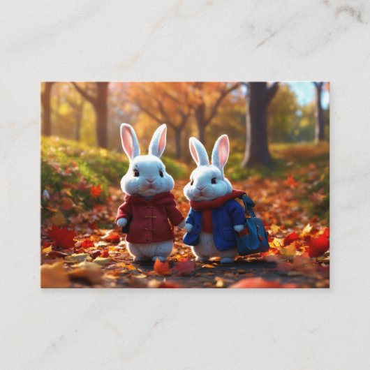 温かい歓迎 名刺 (正面)