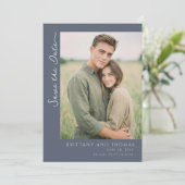 温かい灰色 ミニマルな写真 セーブザデート (スタンド正面)