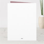 温かい生活を送るラムおもしろい肉 カード (裏面)