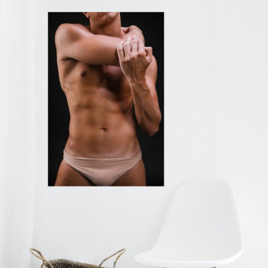 温かい男のポスター フォトプリント           