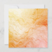 温かい秋の大理石の結婚式　保存日カード セーブザデート (裏面)