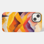 温かい秋の山々 iPhoneケース (裏面横)