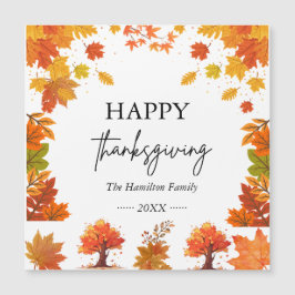 温かい秋の感謝祭ディナーパーティー