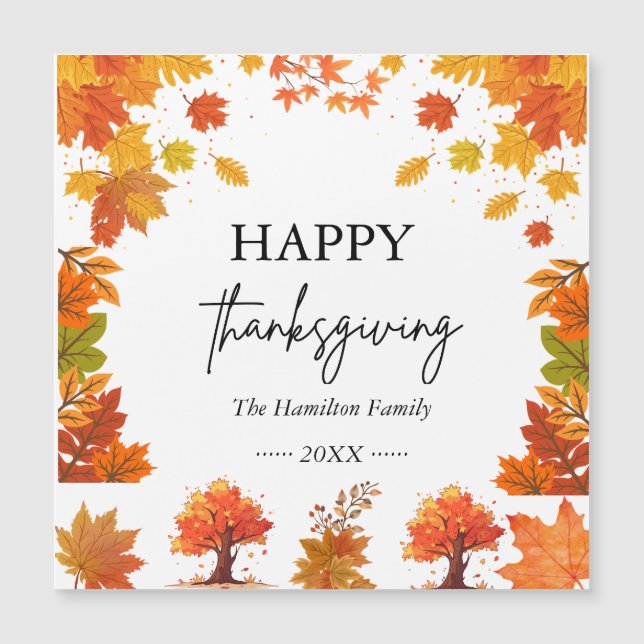 温かい秋の感謝祭ディナーパーティー (正面)