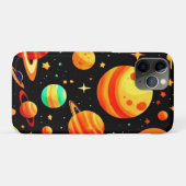 温かい色調の宇宙マンガアート Case-Mate iPhoneケース (裏面(横))