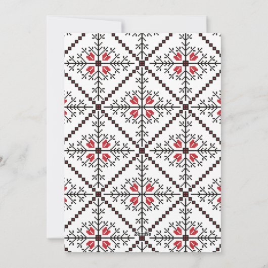 温かい願いおもしろいカップル写真クリスマス シーズンカード (裏面)