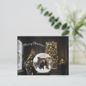 温かい願いとフェスティバル応援!🎄メリークリスマス ポストカード (スタンド正面)