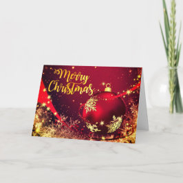 温かい願いのある美しいクリスマスカード シーズンカード