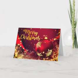 温かい願いのある美しいクリスマスカード シーズンカード