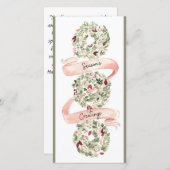 温かい願いを込めて:季節のご挨 シーズンカード (正面/裏面)