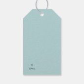 温かい願いクリスマスギフトタグ ギフトタグ (裏面)