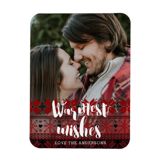 温かい願いフェア島パターン マグネット (縦)