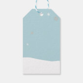 温かい願い雪だるまスリングギフト ギフトタグ (裏面)