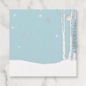 温かい願い雪だるまスリングギフト フェイバータグ (裏面)