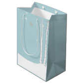 温かい願い雪だるまスリングギフト ミディアムペーパーバッグ (裏面アングル)