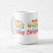 温かい願い15オズクリスマスマグ コーヒーマグカップ (正面左)