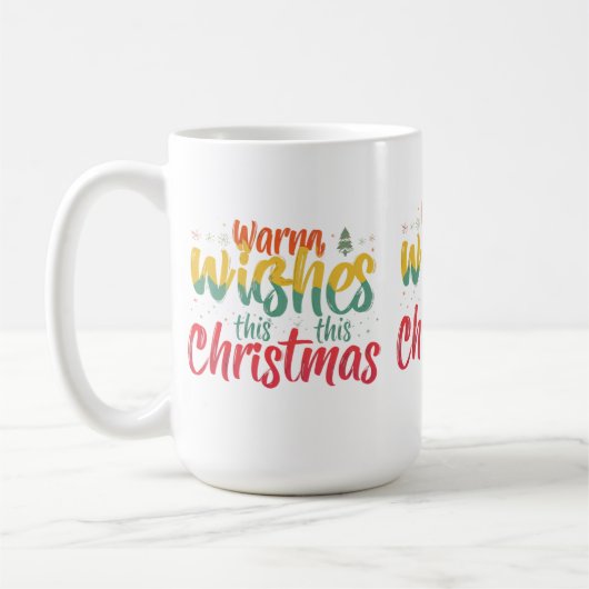 温かい願い15オズクリスマスマグ コーヒーマグカップ (左)