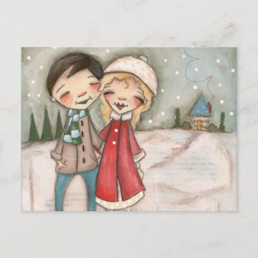 温かい願い – はがき (正面)