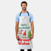 温かい願い エプロン (着用した状態)