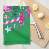 温かい願い キッチンタオル (四つ折り)