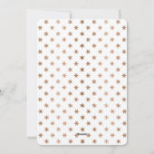 温かい願い クリスマスカード フラット ホリデーカード (裏面)