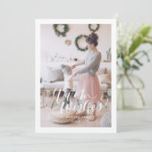 温かい願い クリスマスカード フラット ホリデーカード (スタンド正面)