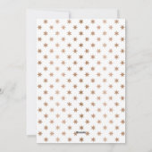 温かい願い クリスマスカード フラット ホリデーカード (裏面)