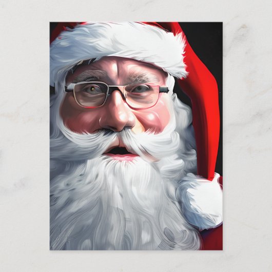 温かい願い、クリスマスパーソナライズされた ポストカード (正面)
