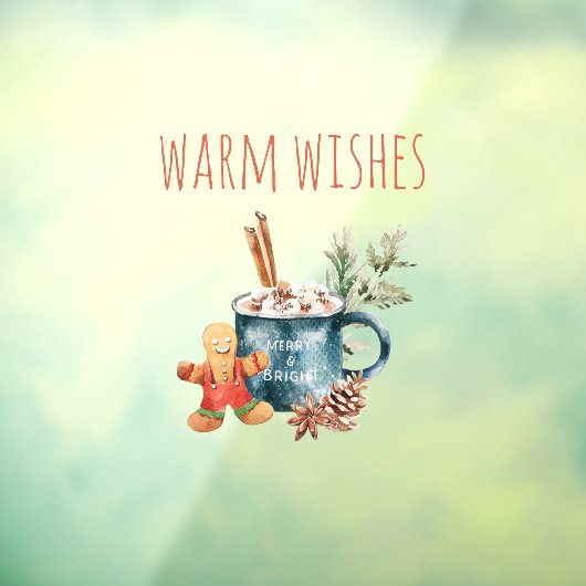 温かい願い |クリスマスプレゼント ウィンドウサイン (シート3)